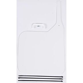 MAIER Universal Front Number Plate (white)