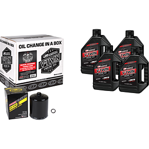 MAXIMA V-twin Quick Change Kit Syn Tc Black Filter