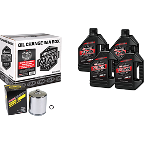 MAXIMA V-twin Quick Change Kit Syn Tc Chrome Filter
