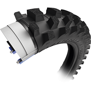 MICHELIN Tire Starcross 6 Medium Hard Rear 110/100-18 64m Tt