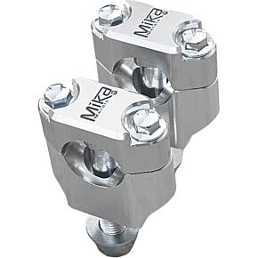 MIKA METALS Bar Clamps Rubber Mounted 7/8" Sil
