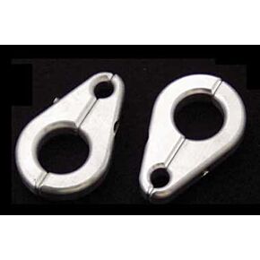 MODQUAD Brake Line Clamp 1"arm X 5/16" Line (silver)