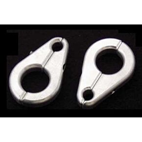 MODQUAD Brake Line Clamp 3/4"arm X 5/16"line (silver)