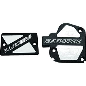 MODQUAD Throttle & Brake Cover Set Black Logo Banshee