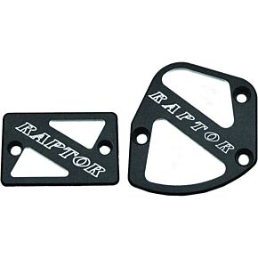 MODQUAD Throttle & Brake Cover Set Black Logo Raptor