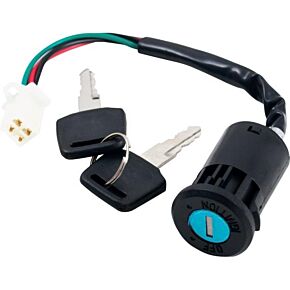 MOGO PARTS 4-stroke Ignition Switch 4 Wire Male Plug