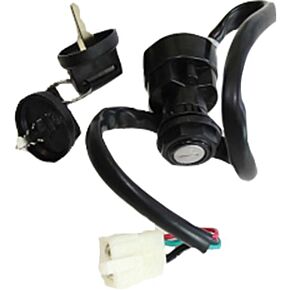MOGO PARTS 4-stroke Ignition Switch 5 Wire 3 Position Female Plug