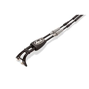 MOTION PRO Rev 2/3 Black Vinyl Throttle Push-pull Cable Set