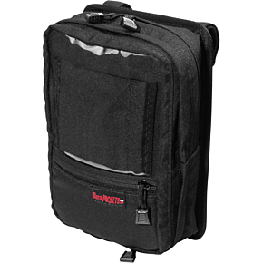 MOTO POCKETS Utility Bar Bag Black 7.5x10.5x3
