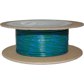NAMZ CUSTOM CYCLE 100' Spool 20-gauge Wire (green/blue Stripe)