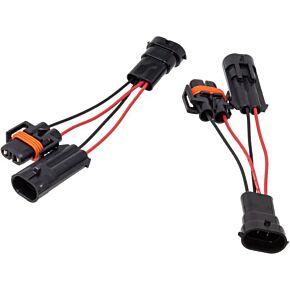 NAMZ CUSTOM CYCLE Passing Lamp Adapter Harness 15-up Indians W/oem Pass Lamps