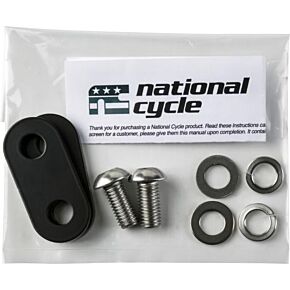 NATIONAL CYCLE Footrest Mount/pr Black 38mm Comfort Bar Gl1800