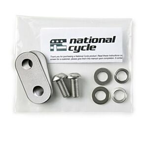 NATIONAL CYCLE Footrest Mount/pr Stainless 38mm Comfort Bar Gl1800