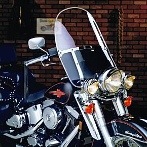 NATIONAL CYCLE Heritage Beaded Windshield Black Adjustable Window