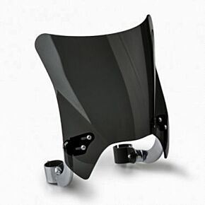 NATIONAL CYCLE Mohawk Windshield Dark Tint Chrome Hardware