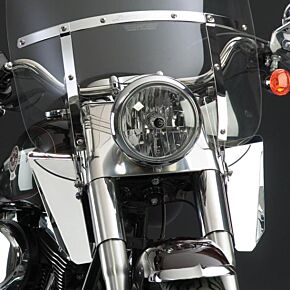 NATIONAL CYCLE Switchblade Chrome Lowers Chrome Hardware