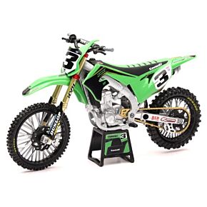 NEW-RAY 1:12 Scale Factory Kawasaki Eli Tomac #3 Bonus #1 Sticker