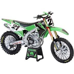 NEW-RAY 1:12 Scale Kawasaki Factory Team Kx450f Jason Anderson #21
