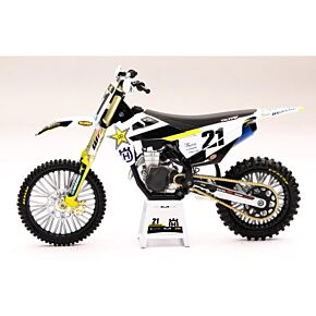 NEW-RAY 1:12 Scale Rockstar Husqvarna Jason Anderson #21