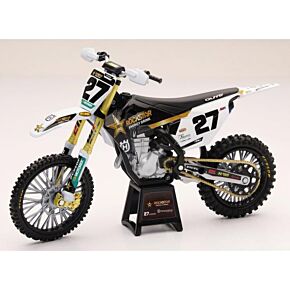 NEW-RAY 1:12 Scale Rockstar Husqvarna Team Fc450 Malcolm Stewart #27