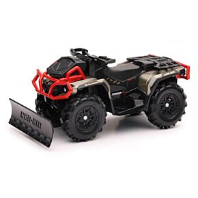 NEW-RAY 1:20 Scale Can-am Outlander X Mr 1000r W/plow