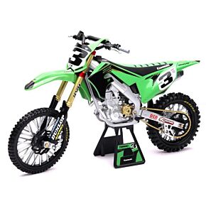 NEW-RAY 1:6 Scale Factory Kawasaki Eli Tomac #3 Bonus #1 Sticker