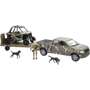 NEW-RAY Replica 1:18 Truck/trailer/utv Truck Camo/utv Camo