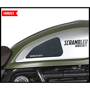 ONE EMBLEMS Hdr Tank Side Pad Black Duc