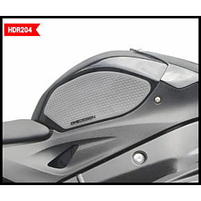 ONE EMBLEMS Hdr Tank Side Pad Clear Bmw