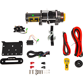 OPEN TRAIL 6000lb Wide Winch Synthetic Rope