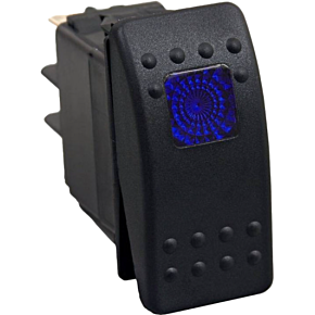 OPEN TRAIL Lighted Rocker Switch Blue