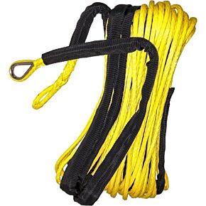 OPEN TRAIL Synthetic Winch Rope 3/16" Diameter X 50 Ft. Yellow