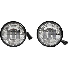 PATHFINDER 4.5" Led Passing Lamps Chrome High Definition