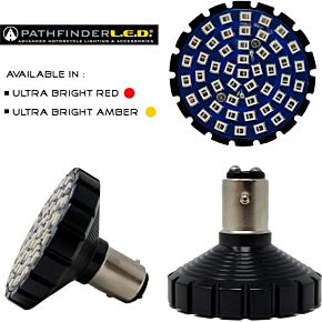 PATHFINDER Bullet Ultra Bright Led Amber 1157 Style