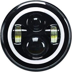 PATHFINDER High Definition 7" Led Headlig Full Halo Black