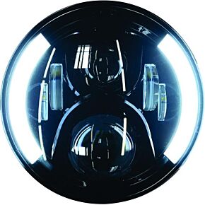 PATHFINDER High Definition 7" Led Headlig Partial Halo Black