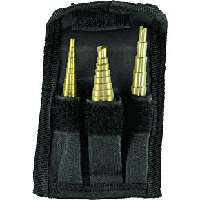 PERFORMANCE TOOL 3 Pc Step Drill Set