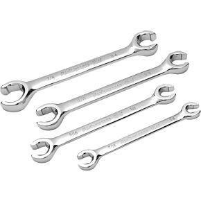PERFORMANCE TOOL 4 Pc Sae Flare Nut Wrench Set