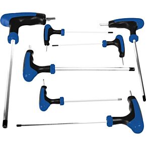 PERFORMANCE TOOL 7 Pc Met T-handle Set Hex