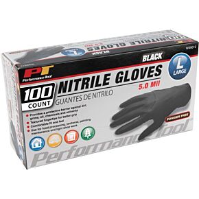 PERFORMANCE TOOL Nitrile Gloves Large/100