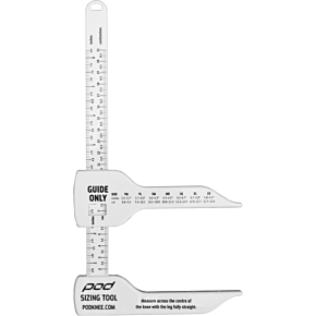 POD Knee Brace Sizing Tool (white)