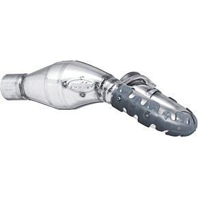 POLISPORT Armadillo Head Pipe Guard Short Nardo Grey