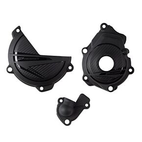 POLISPORT Engine Protection Kit Black Ktm/hus