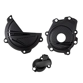 POLISPORT Engine Protection Kit Black Ktm/hus