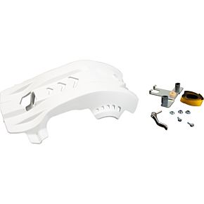 POLISPORT Fortress Skid Plate White Hus