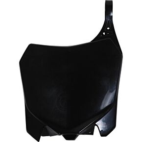 POLISPORT Front Number Plate Black