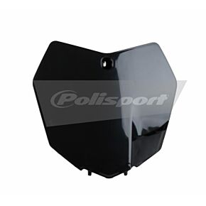 POLISPORT Front Number Plate Black