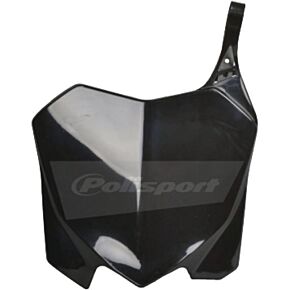 POLISPORT Front Number Plate Black