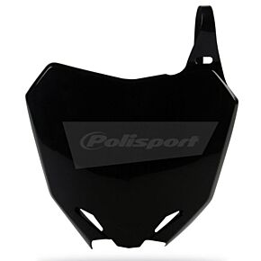 POLISPORT Front Number Plate Black