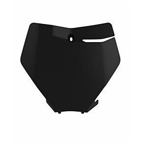 POLISPORT Front Number Plate Black